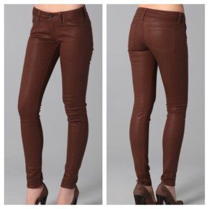 Vince Skinny Coated Denim Jeans Size 24